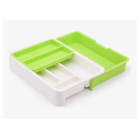 Bienok - Organizador De Cubiertos Porta Cubiertos Color Verde