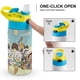 thumbnail image 4 of PatoAventuras Botella de Agua con Tapa Pop Top de Un Toque, Acero Inoxidable, a Prueba de Fugas, para Deportes, Botella Infantil azul 12 oz, 4 of 6