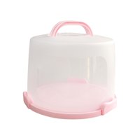 Magideal - Portador De Pasteles Con Asa, Bandeja Para Servir, Soporte Para Pasteles, Base Rosa, Almacenamiento De Pasteles, Magdalenas, Tartas, Galletas, , 10 En
