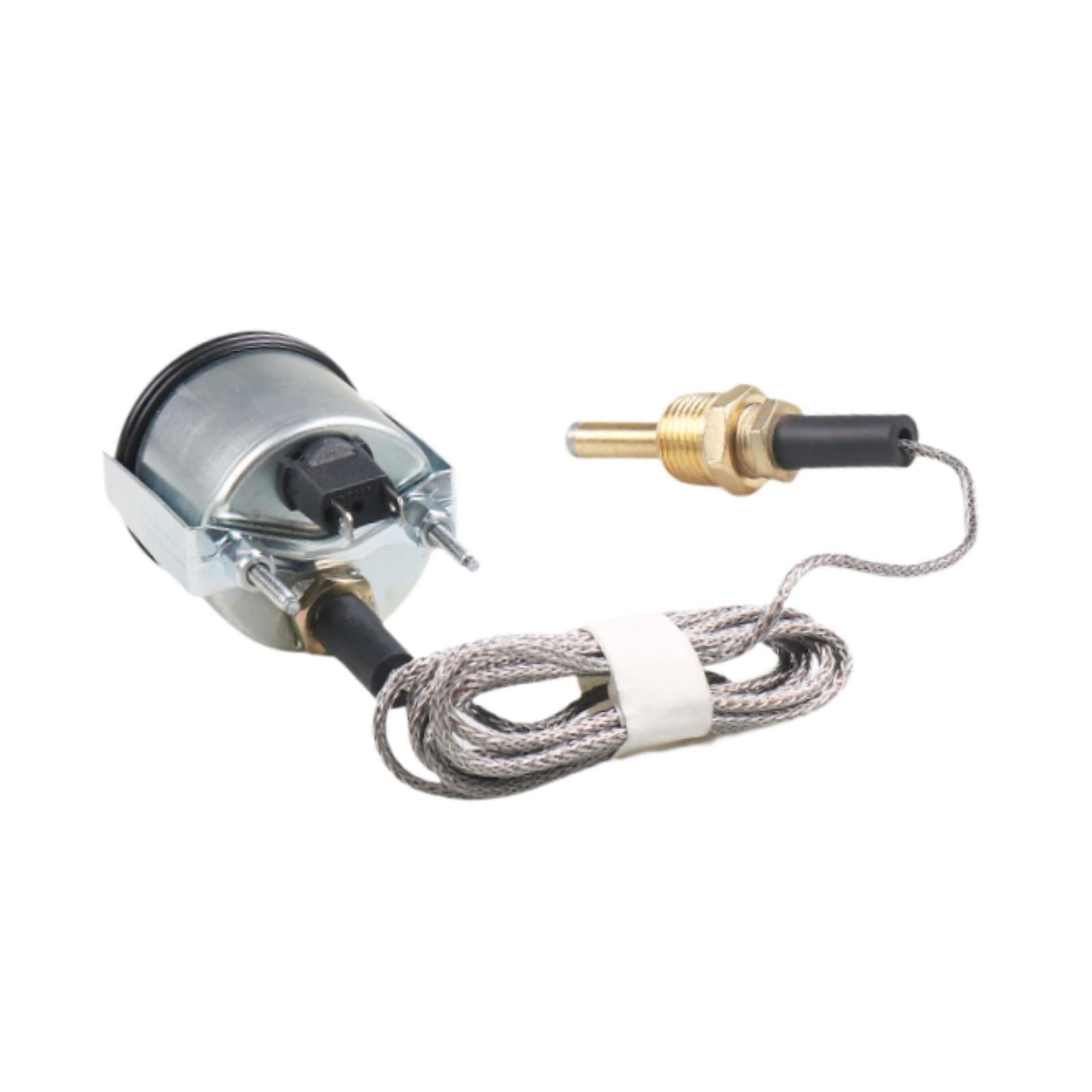 Magideal - Medidor De Temperatura Del Agua, Instrumento De Motor Para Vehículo, Medidor De Temperatura De Doble Escala, 12v, 2 Pulgadas, 56mm, Para Automoción