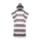 thumbnail image 2 of Surf Poncho Sudor Absorbente Toalla De Playa Con Capucha Hombres Mujeres Natación Capa Gris, 2 of 5