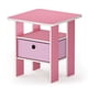 thumbnail image 4 of Mesa Auxiliar Andrey Con Cajón De Basura Rosa rosa Claro, 4 of 6