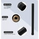thumbnail image 4 of Tubo Extensión Para Ducha Columna 30cm Diámetro 2,5 cm Negro mate, 4 of 6