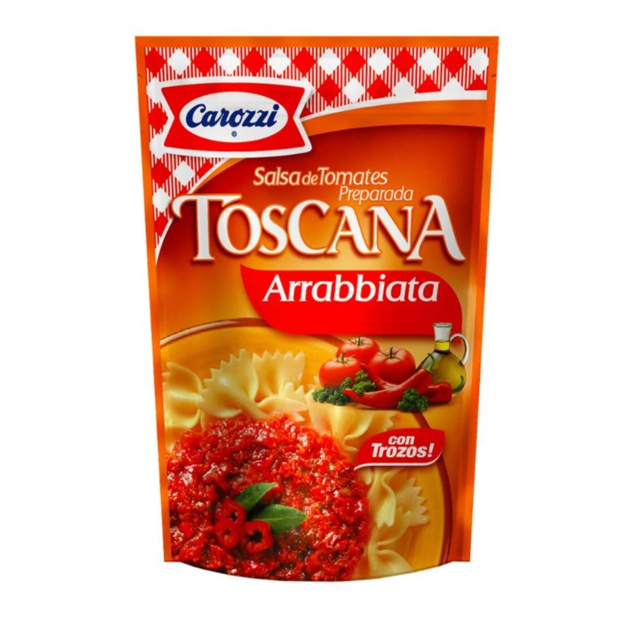 Salsa De Tomate Toscana Arrabbiata Doypack 200 g Carozzi