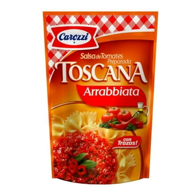 Salsa De Tomate Toscana Arrabbiata Doypack 200 G Carozzi