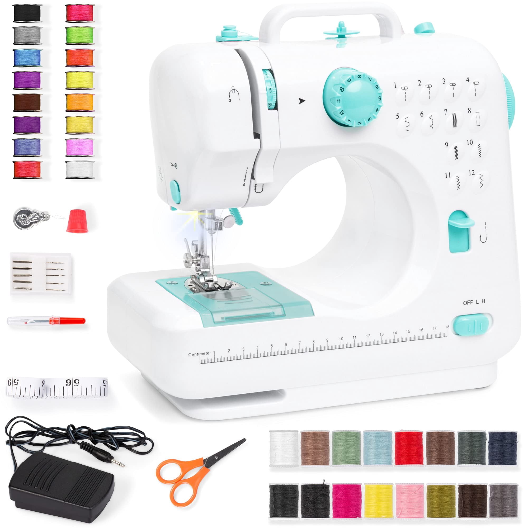 Máquina De Coser Best Choice Products Compacta Con Kit De 42 Piezas