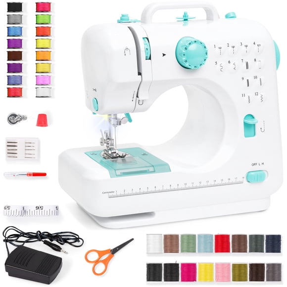 Máquina de coser Best Choice Products compacta con kit de 42 piezas