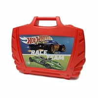 Genérico - Maletin Guarda Autos Juguete 23 Hot Wheels Rojo