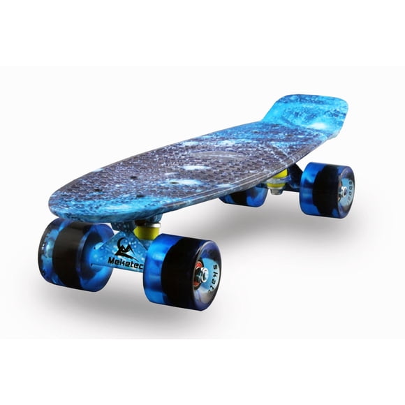 Monopatín Meketec Mini Cruiser Retro de 22 pulgadas para niños