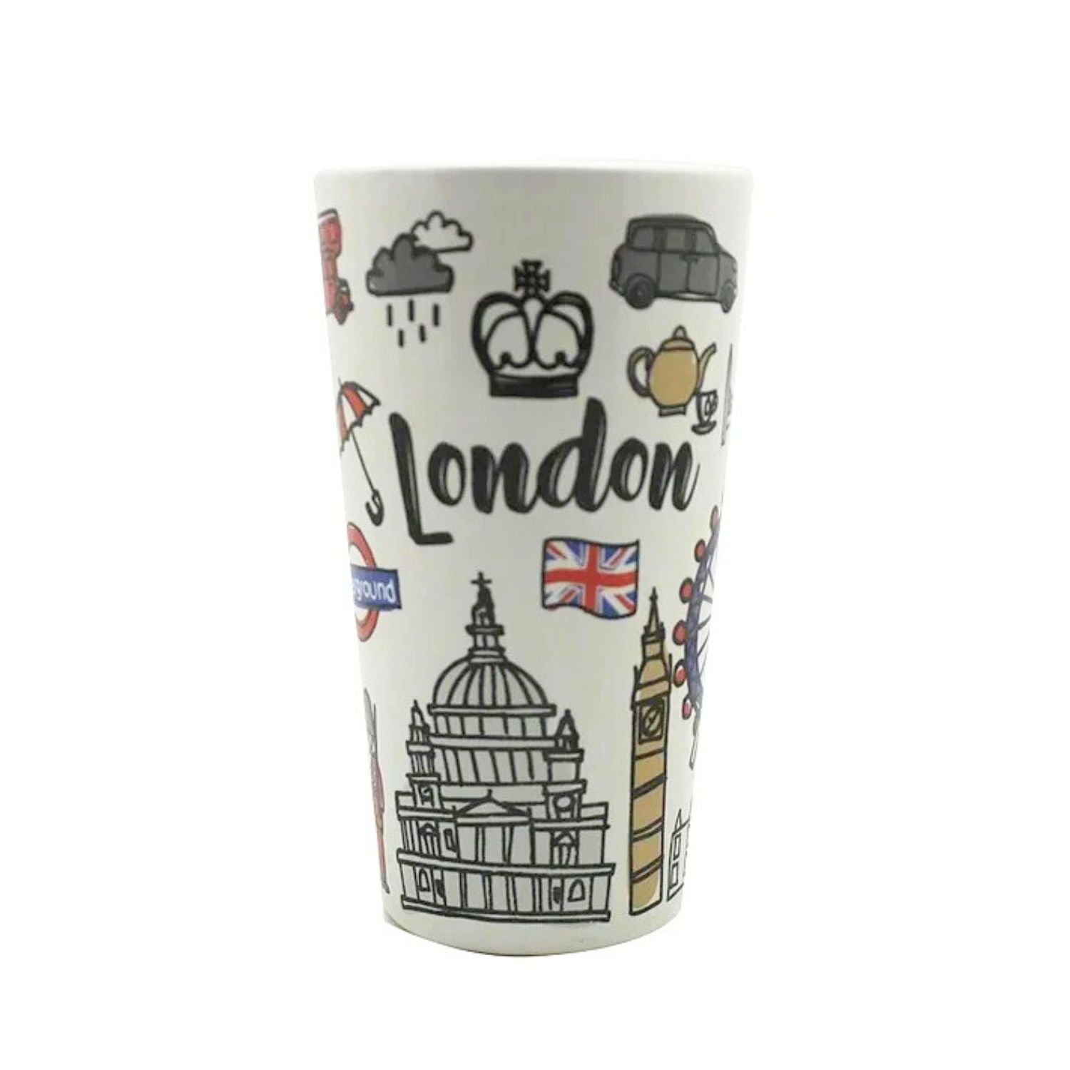 Disparo - Tazon Latte City Collection Diseño London Cocina Keep