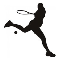 Rienda Libre Graphics - Decomural Tennis Player Tennis Hit Ws-16213