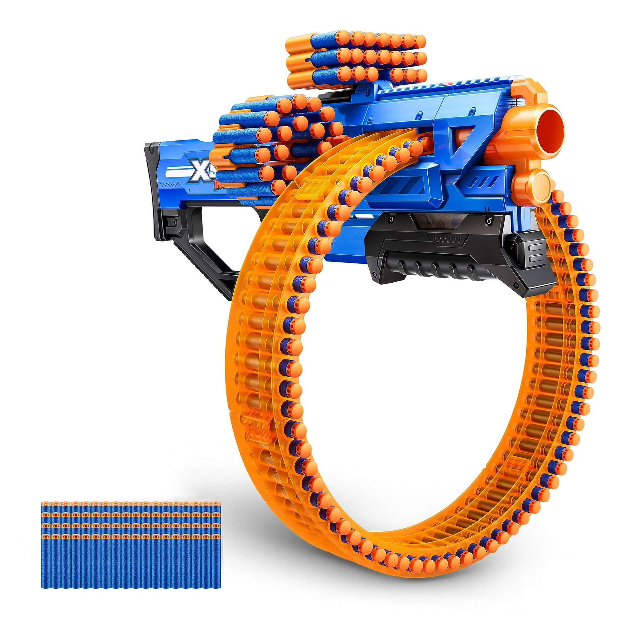 Juguete Para Exteriores Xshot Insanity Mad Mega Barrel Con 72 Dardos Zuru