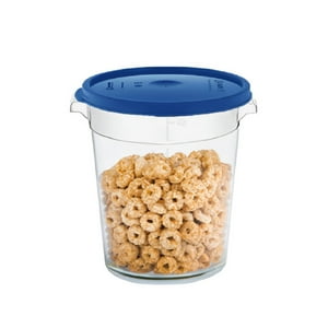 Gastroplast - Contenedor Policarbonato Redondo 4,2 Lt Con Tapa Azul