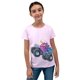 thumbnail image 4 of Camiseta Monster Jam Rose Sparkle Smash talla 7-8, 4 of 7