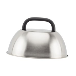 Magideal - Tapa Para Hamburguesas, Cúpula Para Derretir Queso, Accesorio Resistente Para Plancha, Tapa Para Parrilla, Tapa De Acero Inoxidable Para Sándwiches Y