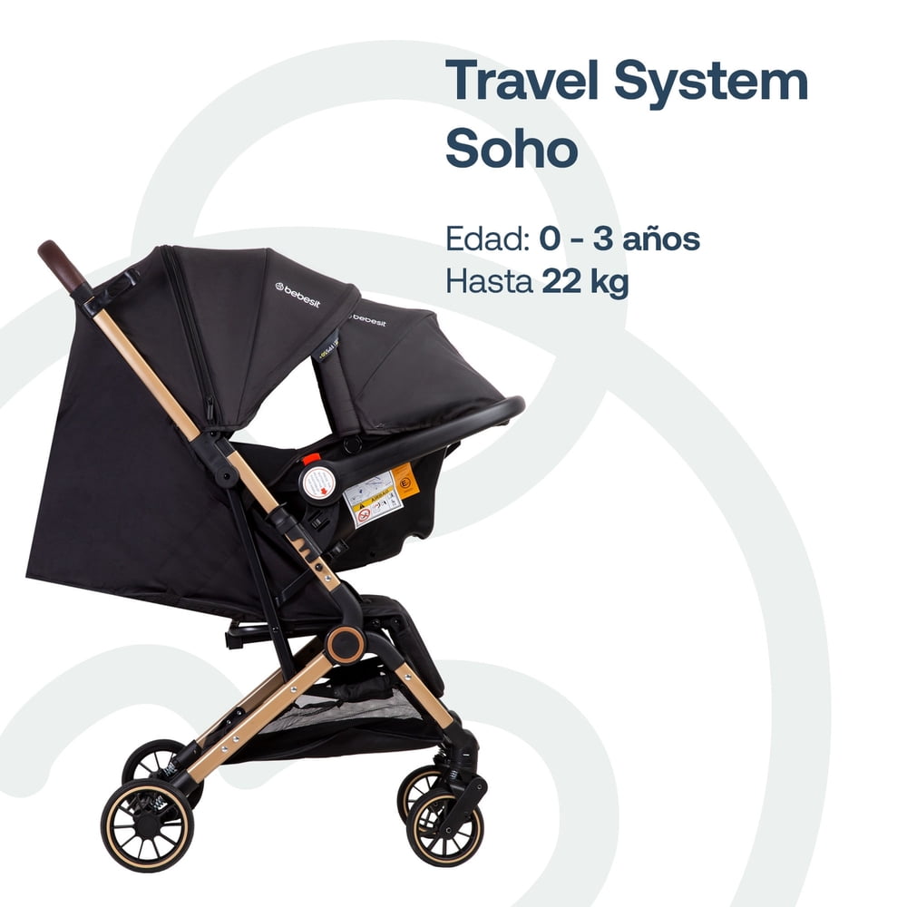 Coche maleta compacto travel system Soho, foto 8