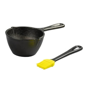 Lodge - Set Olla Para Derretir Y Pincel Silicona