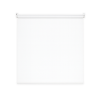 Cortina Roller Blackout 1 Paño 120X200 Sin Cenefa Blanca Guiza
