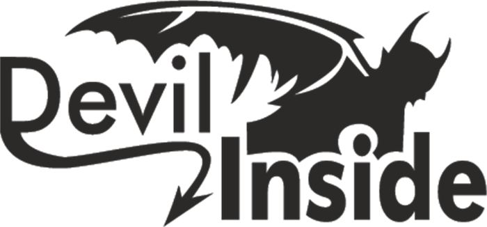 Rienda Libre - Sticker Devil Inside Diablo Al Interior Auto Camioneta Suv