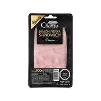 Jamón Pierna Sandwich Tradicional 200 G La Crianza
