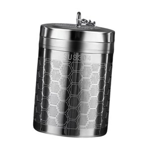 Magideal - Infusor De Té De Hojas Sueltas, Cesta De Separación, Malla Fina Reutilizable Con Gancho De Cadena, Infusor De Cocina, Colador De Té Para Cocina, Sopa,