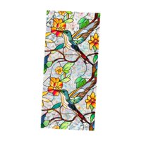 Bothyi - Película Para Ventana Estática Adhesiva, Reutilizable, Decorativa, Para Dormitorio, Baño, Puerta, Pájaro