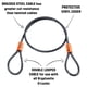 thumbnail image 2 of Cable de seguridad Kryptonite KryptoFlex de acero trenzado de 0.15 libras, 2 of 4
