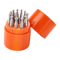Magideal - Juego De Punzones Para Bloques De Cúpula De Joyería, Herramientas De Formación De Metales, Herramientas De Estampado De Joyería De Procesamiento Para 17 Piezas