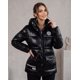 thumbnail image 1 of Maxi Parka Puffer Black Glossy: Estilo Urbano y Térmico - ELX1729, 1 of 8
