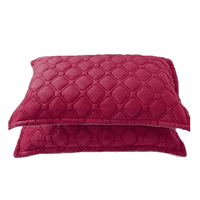 Genérico - Fundas De Almohadas Con Diseño Gamuza 50X75 Cm Color Rojo