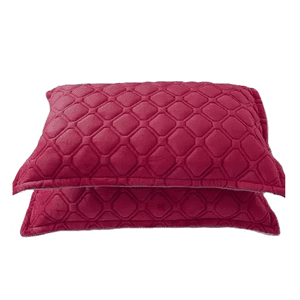Genérico - Fundas De Almohadas Con Diseño Gamuza 50X75 Cm Color Rojo