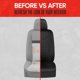 thumbnail image 5 of Fundas para asientos de coche Motor Trend SpillGuard 2 de neopreno negro, 5 of 8