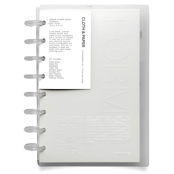 Planificador Cloth & Paper Media Carta Sin Fecha