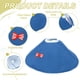 thumbnail image 3 of Collares para Aves Uxcell, Conos de Recuperación Protectores para Aves, Protector de Cuello Suave Ajustable Anti-Mordeduras (Azul, XL, 3 Piezas), 3 of 7
