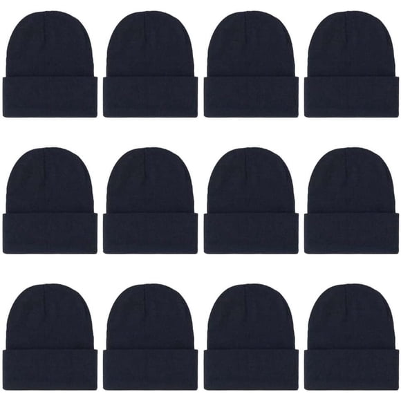 Gorros Tejidos ZH, 12 Unidades, Acrílico