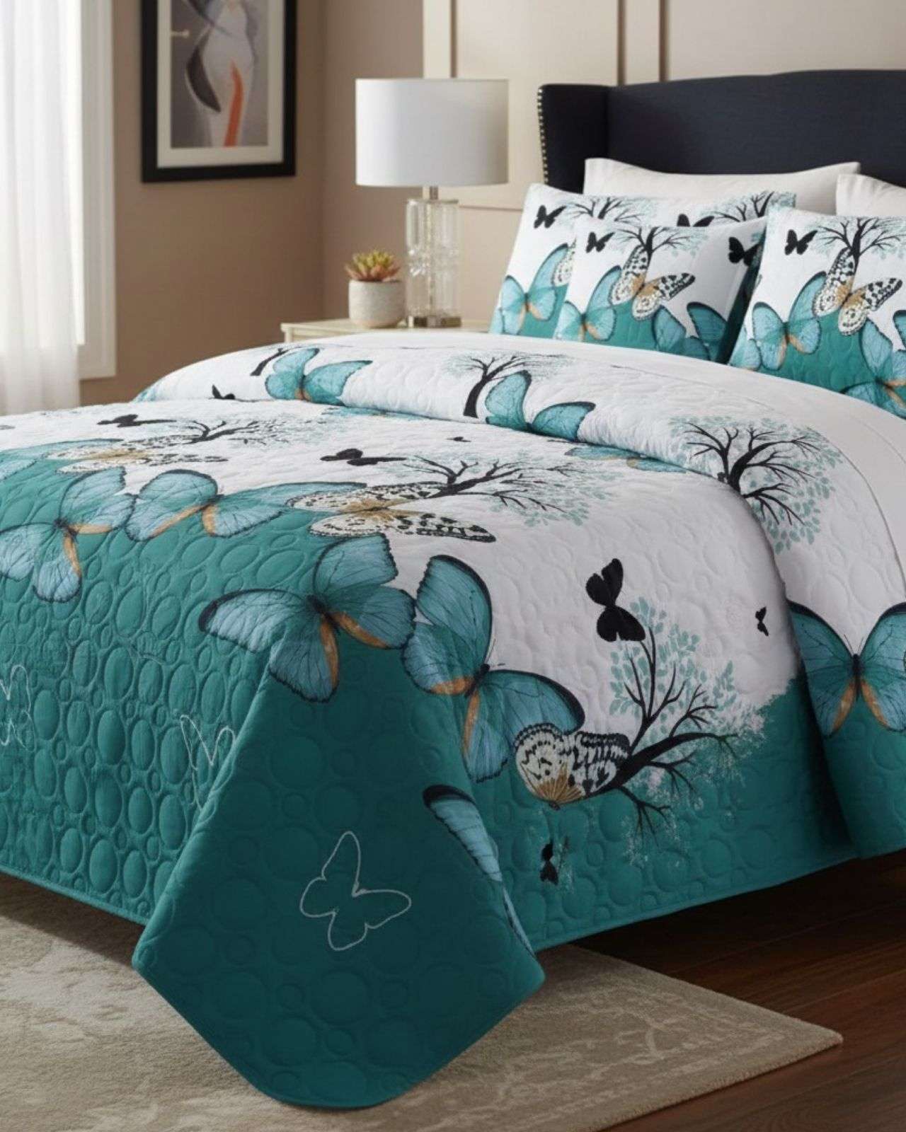 Genérico - Sabana Con Cubrecama De Verano Plaza Y Media + 1 Almohada