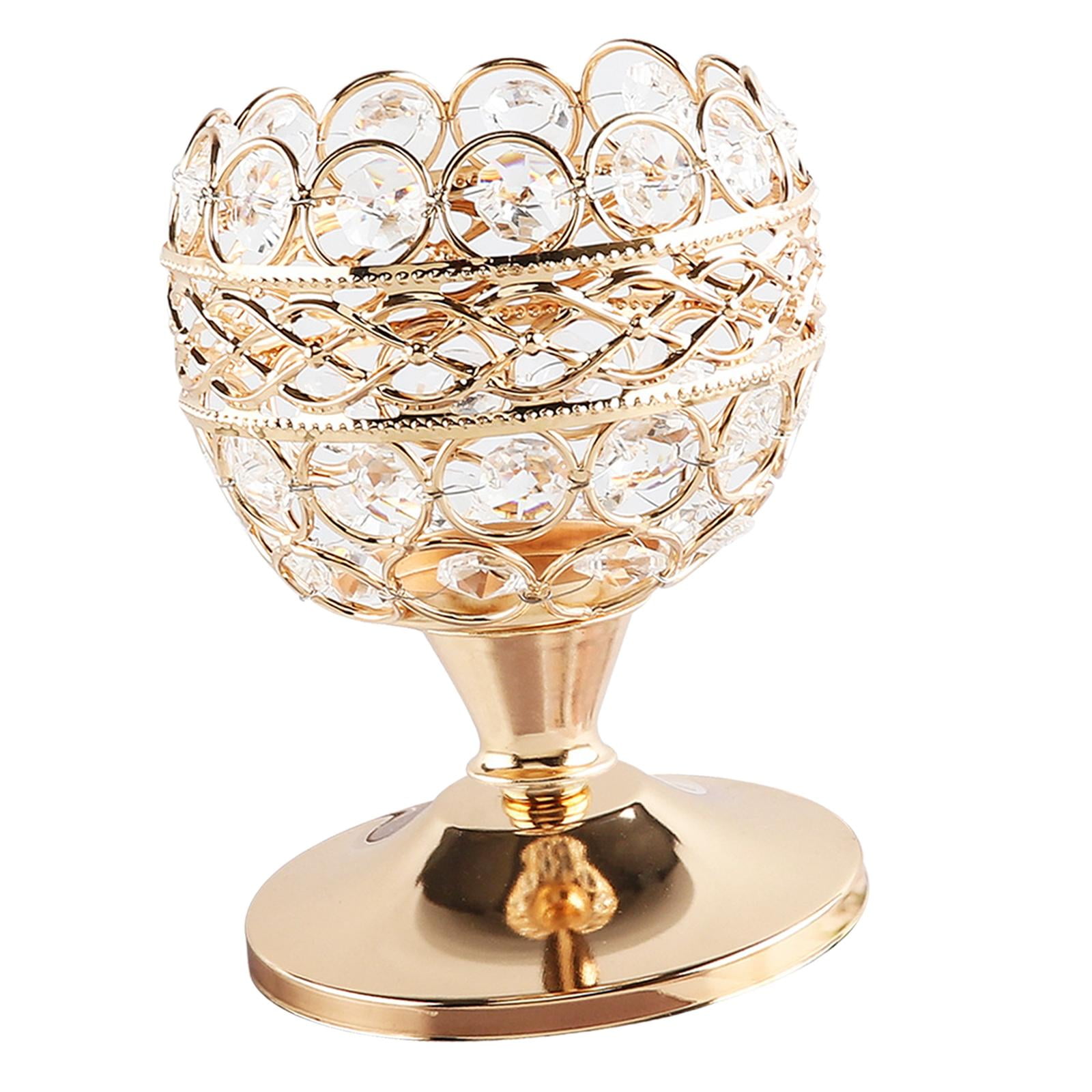 Fiocias - Centros De Mesa De Portavelas De Cristal Para La Mesa De Ajuste Del Festival San Valentín S
