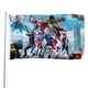 thumbnail image 1 of Vengadores Bandera impresa con temática, regalo perfecto para fanáticos, amigos y familiares, y adecuada para actividades al aire libre e interiores, decoraciones de fiesta. 60*90CM, 1 of 6