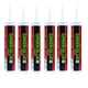 thumbnail image 1 of Sellador, pegamento verde, insonorizante, 6 tubos, 840 ml, con toallitas, 1 of 4