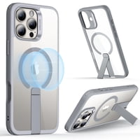 Funda De Teléfono Esr Para Iphone 16 Pro Con Soporte Magsafe Clear Grey