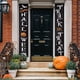 thumbnail image 2 of 2pcs, Happy Halloween Decorative Banner for Front Door, Porch, Yard, and Home Wall - Trick or Treat Welcome Sign for Halloween Party Decorations, 2 of 4