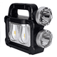 thumbnail image 1 of Linterna Led Recargable Solar Usb Cazador Potente 7718 Negro Blanco, 1 of 3