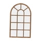 thumbnail image 3 of Espejo de Pared con Ventana Arqueada, Espejo Decorativo de Pared, Madera Rústica, Acrílico, Decoración de Pared Sencilla, Espejo de Arco de Ventana Pa Marrón, 3 of 4