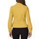 thumbnail image 3 of INSPIRE CHIC Chaquetas de Mezclilla para Mujer Cuello Alto Mangas Largas Chaquetas de Jean Cortas Amarillo S, 3 of 6