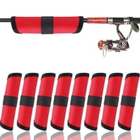 Xusx111 - Cubiertas De Engaño De Pesca De 8 Paquetes Guantes De Cebo Envoltura De Escudo De Engaño De Pesca Ver Fácilmente La Guardia Protectora De Almacenamiento De Cebo Para Mantener A Los Pescadore