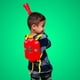 thumbnail image 2 of Mochila Bombero Pistola Lanza Agua Chorro Niños Juguete, 2 of 5