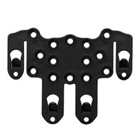 Ioensy - Placa Adaptadora Molle Montaje Rápido Durable Para Chalecos De Paintball De Caza, Cinturón Negro