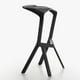 thumbnail image 4 of Silla taburete bar apilable negro 51x42x81cm, 4 of 8