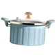 thumbnail image 5 of Olla De Sopa 8L Utensilios De Cocina Hechos A Mano Pasta Olla De Fideos Instantáneos Para Sopa De Fideos De Comida Azul, 5 of 5