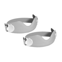 Ioensy - 2 Correas De Rótula Para Rodilla, Soporte Portátil Para Correr, Fútbol, Entrenamiento, Color Gris